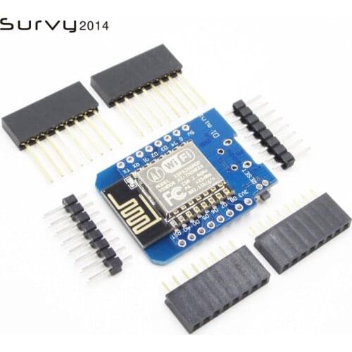 1PCS D1 mini - Mini NodeMcu 4M bytes Lua WIFI Internet of Things development board based ESP8266 by WeMos diy electronics