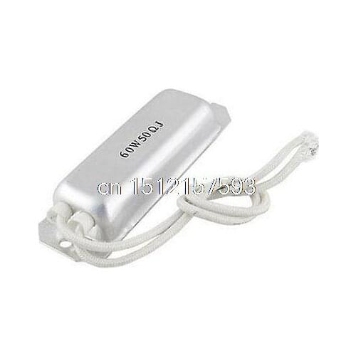 1) 60W Aluminum Housed Braking Resistor Wire Wound Resistor 50 ohm