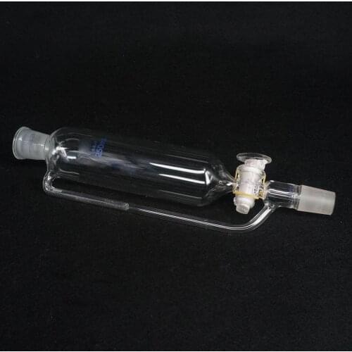 250ml 19/26 Joint Lab Pressure Equalizing Drop Funnel Column With Glass Stopcock