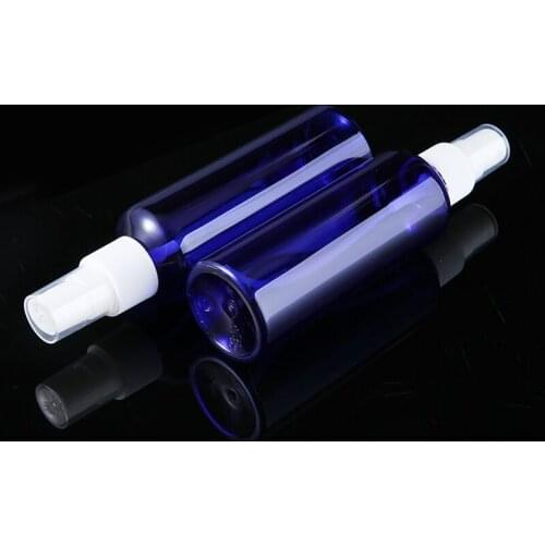 8pcs/set 100ml Blue Empty Plastic Spray Bottles Travel Perfume Atomizer Bottle Mini Empty Spray Refillable Bottle Blue