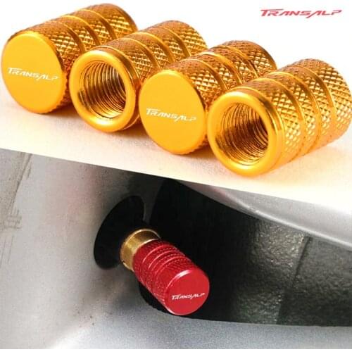 For Honda TRANSALP XL 600 650 700 V XL700V XL650V Blue CNC Motorcycle Accessories Wheel Tire Valve Cover Air Port Stem Caps