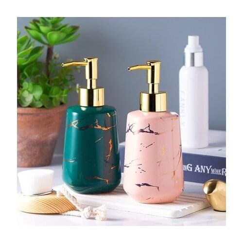 Marble Texture Bathroom Accessories, Hand-washing Liquid Bottle, shampoo container/shower gel can/lotion bottles/soap dispenser