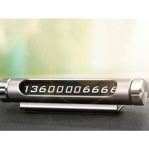 Car Temporary Parking Card Rotatable for VW Polo Passat B5 Golf 4 5 6 Jetta Mk6 Tiguan Golf CrossFox Plus Eos Scirocco