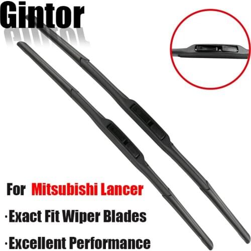 Gintor AUTO Car Wiper Front Hybrid Wiper Blades For Mitsubishi Lancer 2009 - Windshield Windscreen Front Window 24"+16"