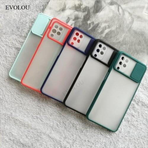 For Samsung A12 A42 S21 Case Slide Camera Lens Protection Phone Case for Samsung Galaxy A12 SM-A125F A42 S20 FE M51 M31S Cover