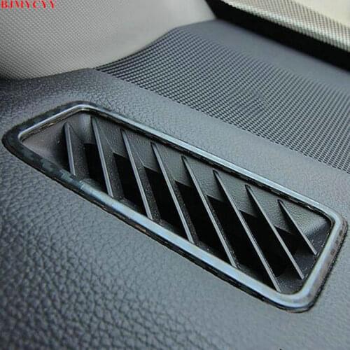 BJMYCYY 2PCS/SET Stainless steel decorative frame for air outlet of automobile dashboard For Toyota RAV4 RAV 4 XA50 2019 2020