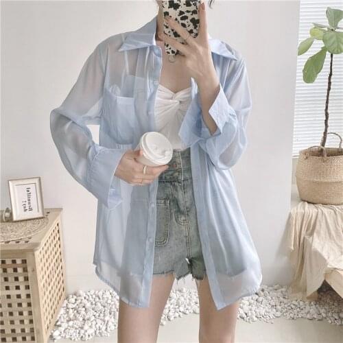 Cheap wholesale 2021 spring summer autumn new fashion casual ladies work women Blouse woman overshirt female OL BAt8909M