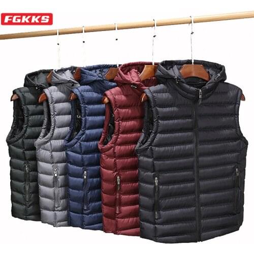 Мужские модные жилеты FGKKS China At AliExpress