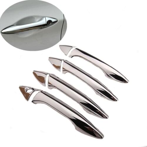 For Hyundai Elantra 2012-2016 Chrome Door Handle Cover Trim Set 2013 2014 2015 Accessories Stickers Car Styling