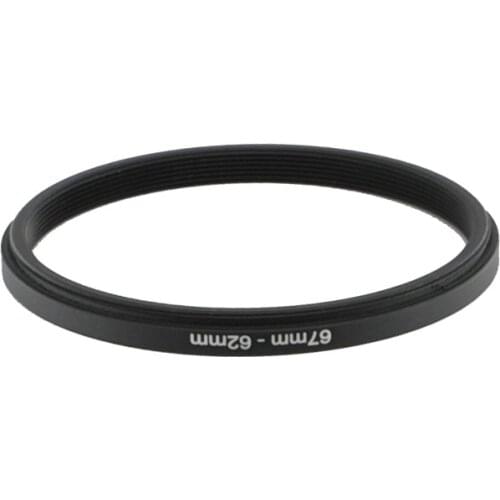 1pcs 67-62mm Metal Step down Rings Lens Adapter Filter