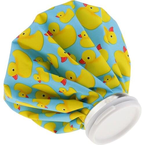 9'' Reusable Sports Ice Pack Cooling Cap Cold Bag Injury Swelling First Aid Knee Head Leg Muscle Pain Relief