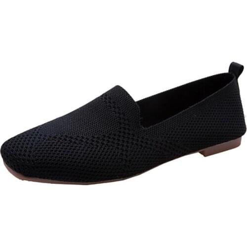 Womens Shoes Fashion Women Flats Genuine Leather Loafers Womens Moccasins Flats Ladies Shoes Female Slip On Ballet Flat Shoes