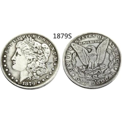 US 1879S Morgan Dollar Silver Plated Copy Coin
