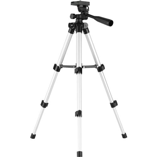 Mini Desktop Tripod Stand Aluminum Alloy 1/4 Inch Screw 21cm-48cm Adjustable Height camera Tripod for phone for Live Streaming