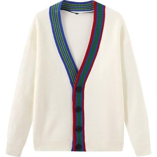 New 2021 men Luxury Warm winter classic Colorful striped buttons Casual Sweaters Cardigan Asian Plug Size High Drake pocket #053