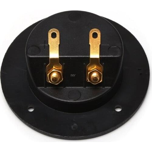 New Car Stereo Speaker Box Terminal Round Spring Cup Connector Subwoofer Plug New Drop shipping INY