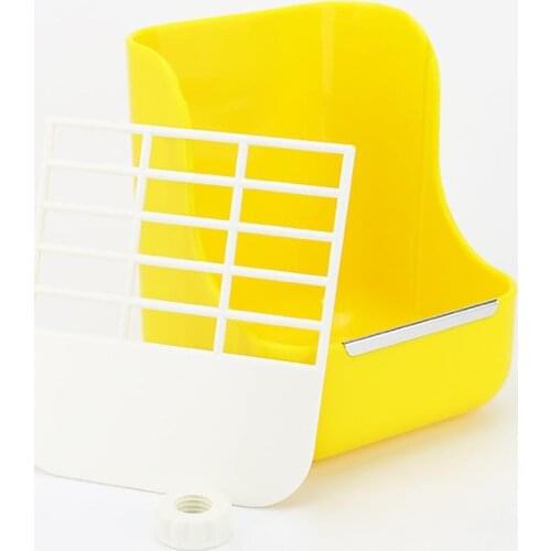 New Rabbit Feeder Hay Grass Bowl Holder Box, Feeding Supplies Grass Frame Rabbit Food Pots Chinchilla Guinea Pig Food Containers