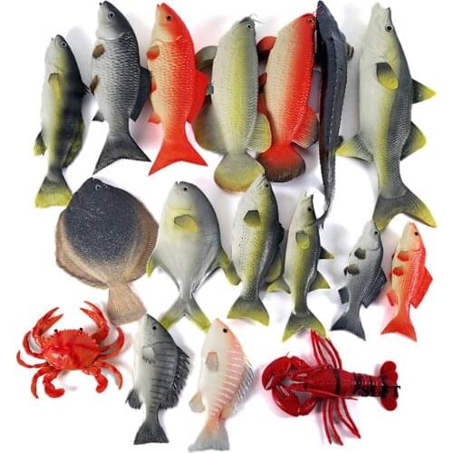 Ocean animal figures toys hotel restaurant Supermarket butchery shop store decoration fake simulation dolphin fish props model
