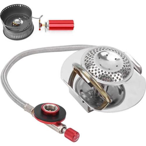 Outdoor Stoves Mini Camping Stove Furnace Portable Gas Furnace Hot Pot Cooker Travel Picnic Camping Hiking Cooker