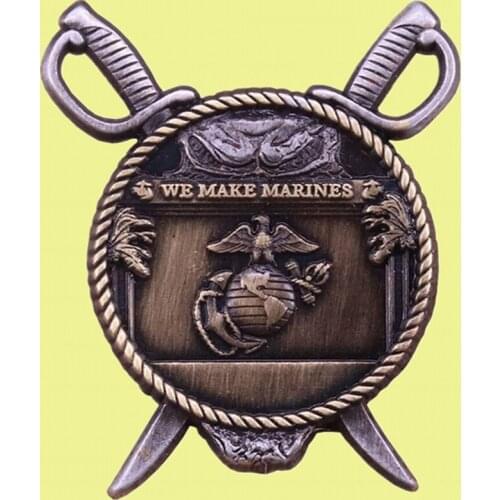 USMC Eagle Globe Anchor US Military Badge Enamel pin we make Marines Backpack Jacket Collectable brooch