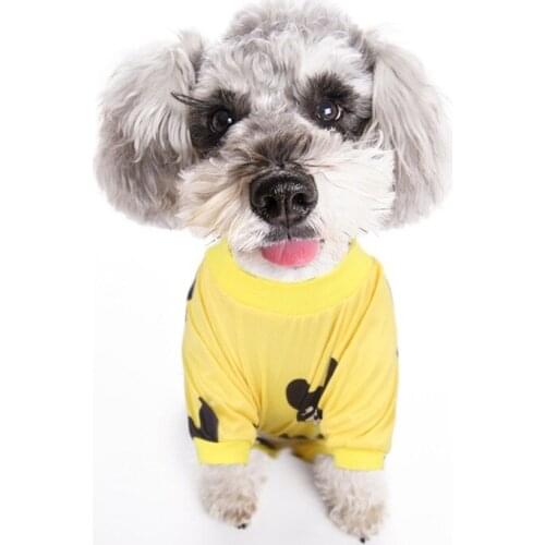 YooLook Lovely Breathable Dog Clothes Spring Cartoon Dog Coat Jacket for Small Dogs Chihuahua Pet Supplies Lovely Pets Clothing