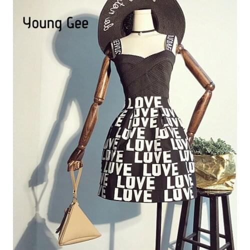 Летние платья мини Young Gee China At AliExpress