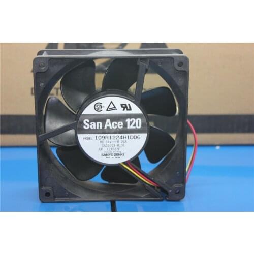 109R1224H1D06 109E1224H144 24V 0.25A Double Ball Mute Fan