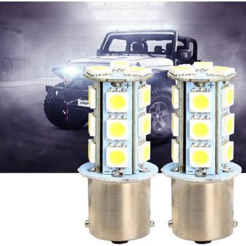 2 PCS P21W 1073 1095 1141 1156 BA15S 5050 18SMD LED Turn Signal Light Backlight Bulbs Led Lights Car Goods For Car Dropshipping