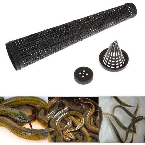 2pcs Cage Traps Outdoor Supplies Loach Traps Cage Container Portable Plastic Durable Fishing Pot Bait Thrower Cage Fishnet