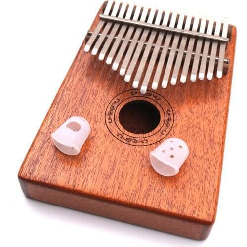 2pcs Finger Cover Relief Play Pain Gloves Silicone Hands Coat for Kalimba Thumb Piano Mbira Sanza Keyboard Musical Instrument