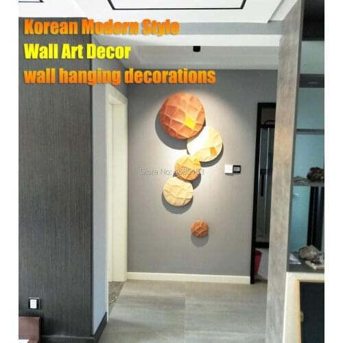 2020 Fashionable Korean Modern Style wall hanging decorations for Corridor 3D Art wall decorations living room Decoration Crafts