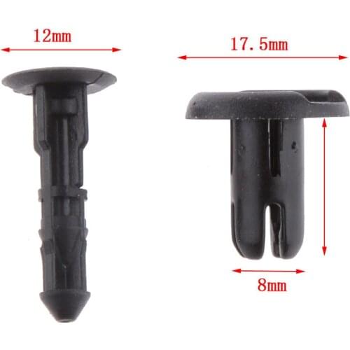 50 pcs Bumper Fender Clips Nylon Retainer Plastic Rivet 8mm Hole for Suzuki