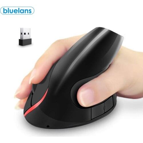 2.4GHz 5 Buttons Rechargeable Battery Wireless Ergonomic Vertical Optical Mouse