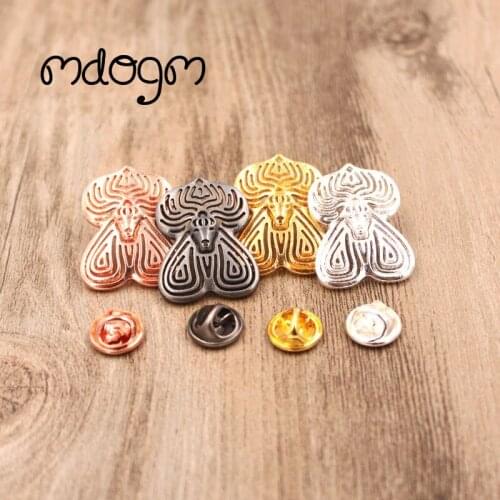 Mdogm Poodle Dog Animal Brooches And Pins Jewelry Suit Cute Funny Metal Small Father Collar Badges Gift For Male Men B014