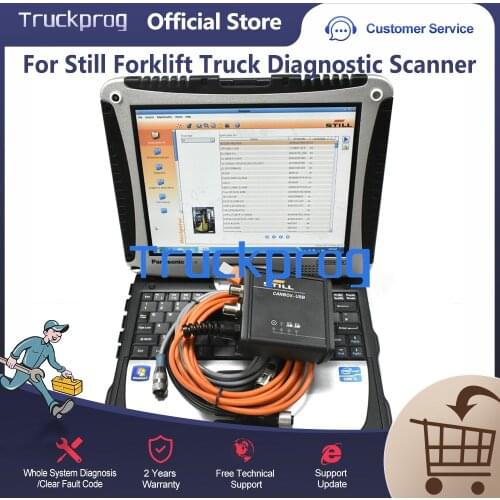 For Still Forklift Truck Diagnostic Scanner USB canbox 50983605400 Interface with CF19 Laptop full set still diagnosis tool