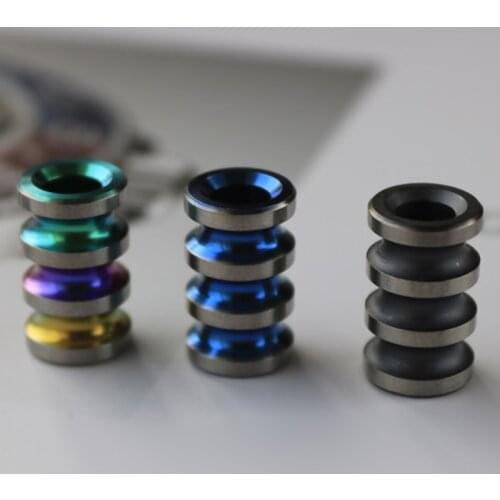 Long Titanium Alloy Knife Beads Umbrella Rope DIY Colorful Titanium Paracord Bead