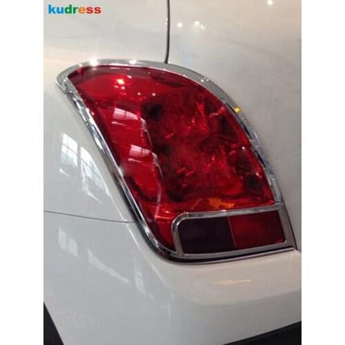 For Chevrolet Trax Tracker 2014 2015 2016 2017 2018 Chrome Rear Light Lamp Cover Trim Taillight Frame Trims Car Accessories