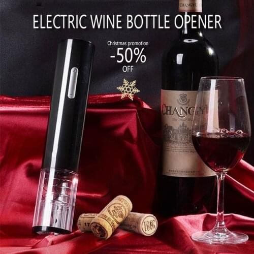 Electric Wine Bottle Opener Automatic Bottle Opener for Red Wine Foil Cutter Electric Red Wine Openers Jar Opener Kitchen Access