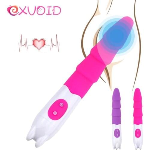 EXVOID Dildo Vibrator G Spot Massager Anal Plug Silicone Vibrators for Women Female Masturbator Adult Sex Toys for Woman Orgasm