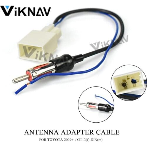 ISO Radio Adapter FOR-TOYOTA 2009+ FOR SUBAR U 2012+ GT13 female -MALE standard HARNESS 13-011