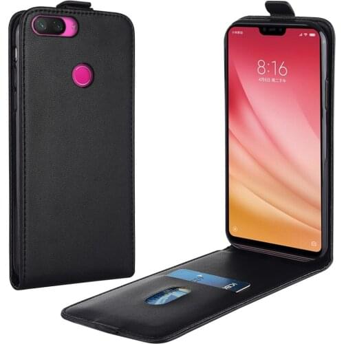 Flip Leather Case for Xiaomi Mi 8 Lite M1808D2TG 6.26'' Phone Case for Xiaomi 8 Lite Mi 8Lite Cover