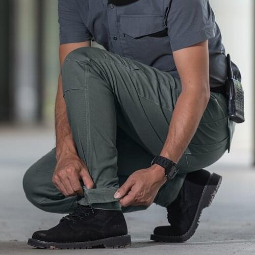 IX5 Military Tactical Trousers Outdoor Men Spring Autumn Hiking Camping Field Training Multi-Pocket Wear Resistant Overalls Pant