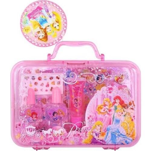 DISNEY frozen elsa and Anna Sticker Gift box snow White Sofia Nail sticker game Classic Toys 3D Sticker Ring box