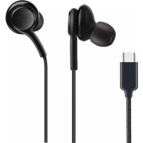 Type C Earphones In-ear Wired Mic Volume Control Headset for Samsung Galaxy S10 S9 S8 S7 S6 S5 S8plus Huawei Smartphone