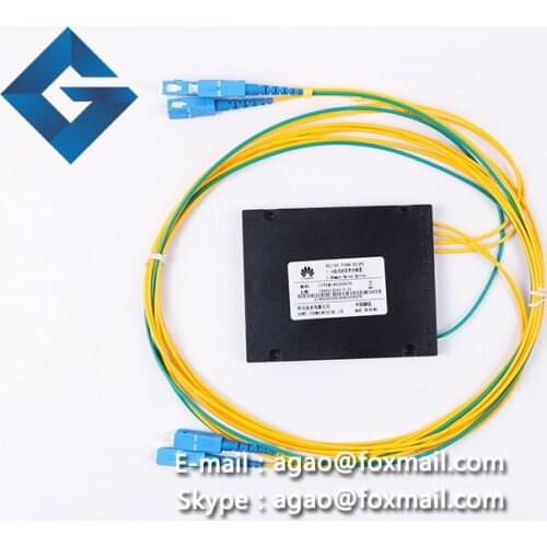 SC UPC 1X4 PLC Singlemode Fiber Optical splitter FTTH PLC SC UPC 1x4 PLC optical fiber splitter FBT Optical Coupler