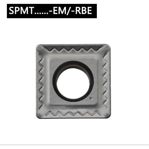 SPMT Carbide Inserts High-Quality Square Corn Milling Cutter SPMT110408EM SPMT120408EM SPMT120408RBE For Lathe Turning Tool Set
