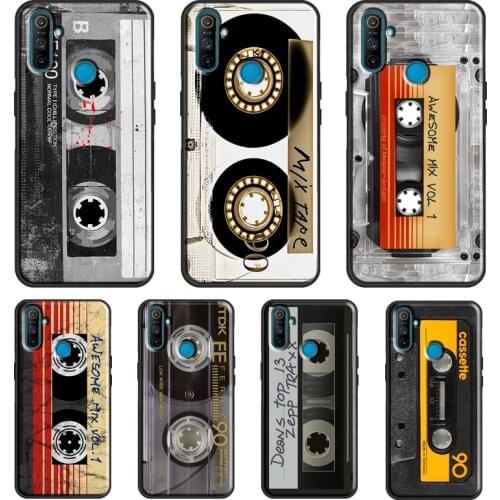 Vintage Cassette tape retro style For OnePlus 9 Pro 8 Pro Nord 8T 9R Case For OPPO Realme 8 Pro Q3 6 7 Pro C15 C3 GT Cover