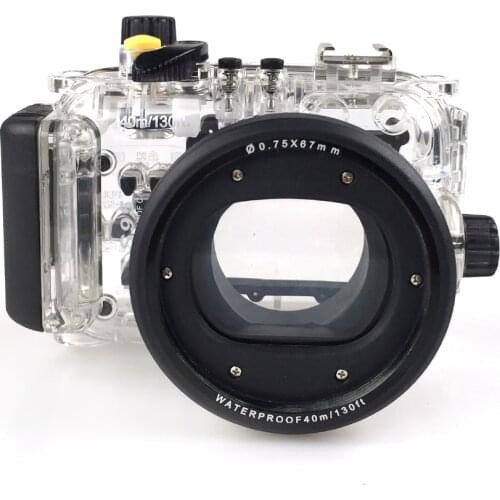 40m 130ft Waterproof Box Underwater Housing Camera Diving Case for Canon Powershot S95 WP-DC38 Bag Case Cover Bag