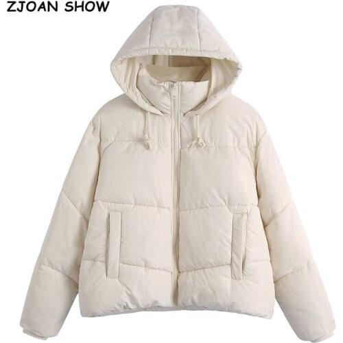 ZJOAN SHOW Women's Parkas With A Hood