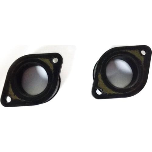 2pcs Motorcycle Carburetor Intake Boot Insulator Boot Set For Kawasaki 80-83 KZ440 16065-1027